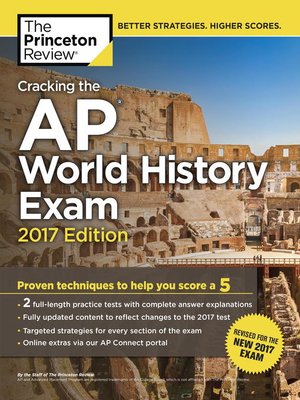 cover image of Cracking the AP World History Exam, 2017 Edition